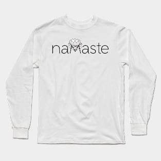 Namaste Lotus Long Sleeve T-Shirt